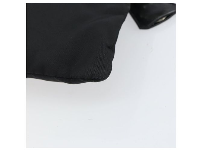 Borsa a Spalla PRADA Nylon Nero Argento Autentica 160712 - vista 12