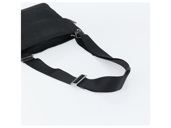 Borsa a Spalla PRADA Nylon Nero Argento Autentica 160712 - vista 7