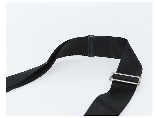 Borsa a Spalla PRADA Nylon Nero Argento Autentica 160712 - vista 8