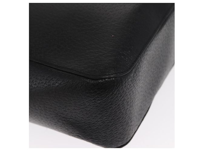 Borsa Tote in Pelle Gucci Bamboo Nera 002 1059 Auth 160597 Nero - vista 12