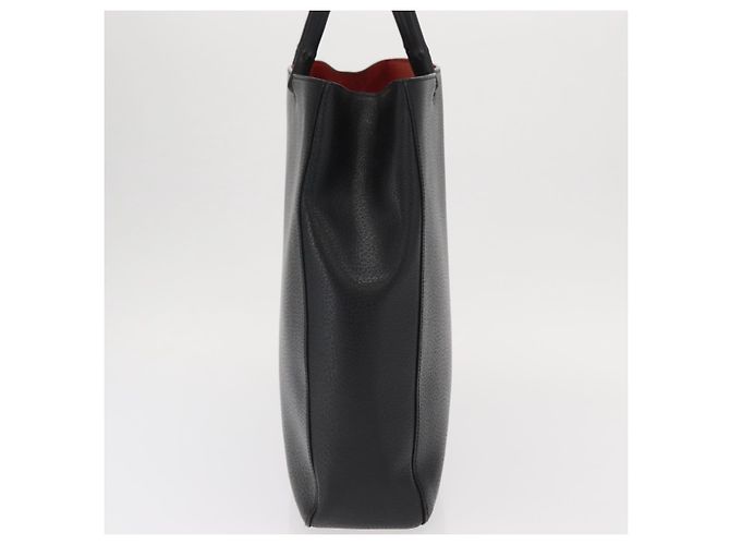 Borsa Tote in Pelle Gucci Bamboo Nera 002 1059 Auth 160597 Nero - vista 5