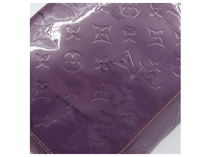 LOUIS VUITTON Borsa Thompson Street Monogram Vernis Viola M91095 LV Auth 161428 Porpora - vista 10