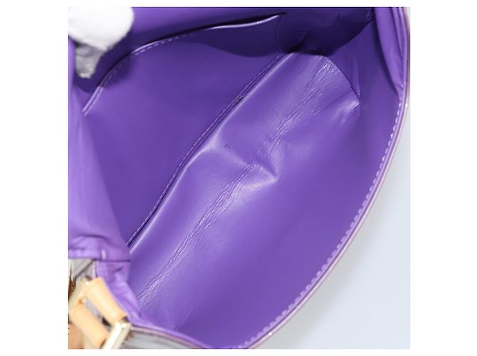 LOUIS VUITTON Borsa Thompson Street Monogram Vernis Viola M91095 LV Auth 161428 Porpora - vista 11