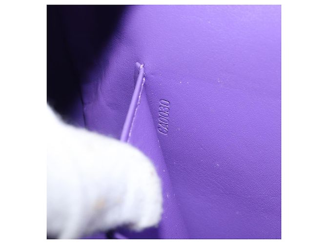 LOUIS VUITTON Borsa Thompson Street Monogram Vernis Viola M91095 LV Auth 161428 Porpora - vista 12