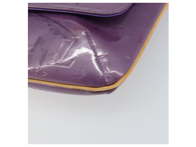 LOUIS VUITTON Borsa Thompson Street Monogram Vernis Viola M91095 LV Auth 161428 Porpora - vista 14