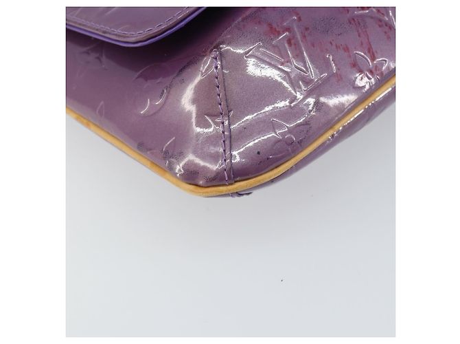 LOUIS VUITTON Borsa Thompson Street Monogram Vernis Viola M91095 LV Auth 161428 Porpora - vista 15