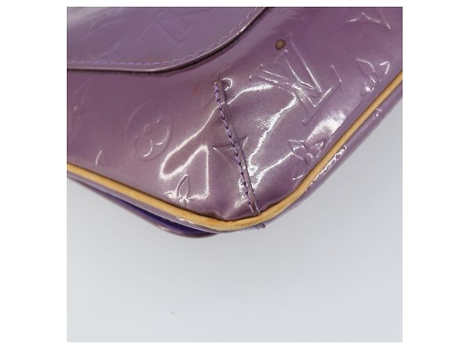 LOUIS VUITTON Borsa Thompson Street Monogram Vernis Viola M91095 LV Auth 161428 Porpora - vista 17
