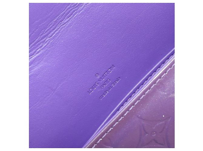 LOUIS VUITTON Borsa Thompson Street Monogram Vernis Viola M91095 LV Auth 161428 Porpora - vista 19