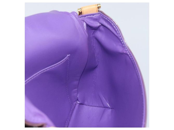 LOUIS VUITTON Borsa Thompson Street Monogram Vernis Viola M91095 LV Auth 161428 Porpora - vista 20