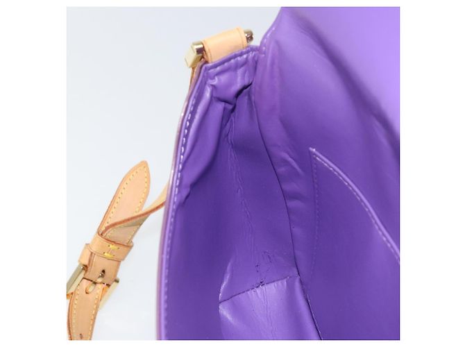 LOUIS VUITTON Borsa Thompson Street Monogram Vernis Viola M91095 LV Auth 161428 Porpora - vista 21