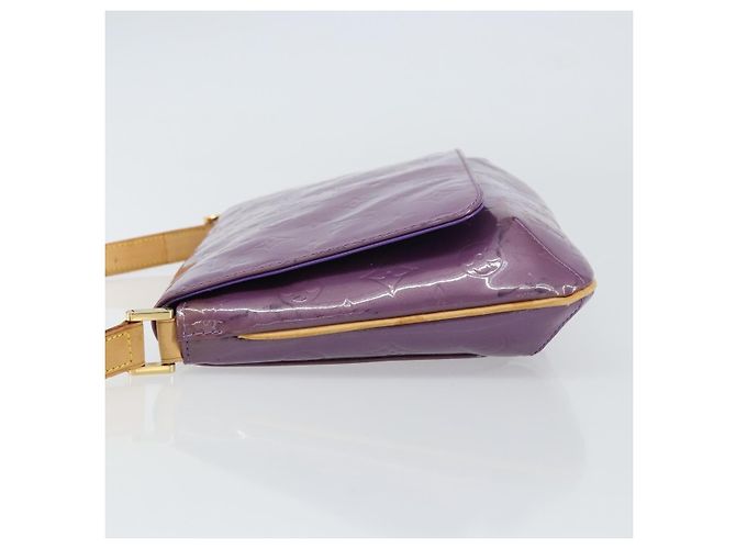 LOUIS VUITTON Borsa Thompson Street Monogram Vernis Viola M91095 LV Auth 161428 Porpora - vista 4