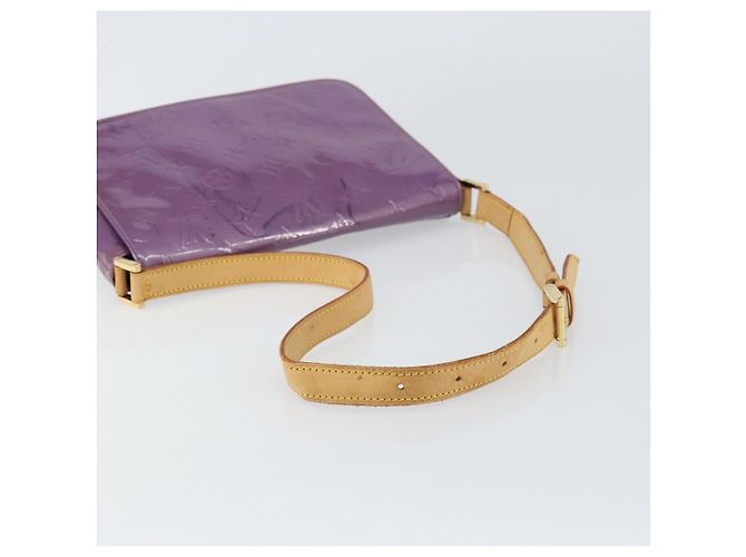 LOUIS VUITTON Borsa Thompson Street Monogram Vernis Viola M91095 LV Auth 161428 Porpora - vista 7