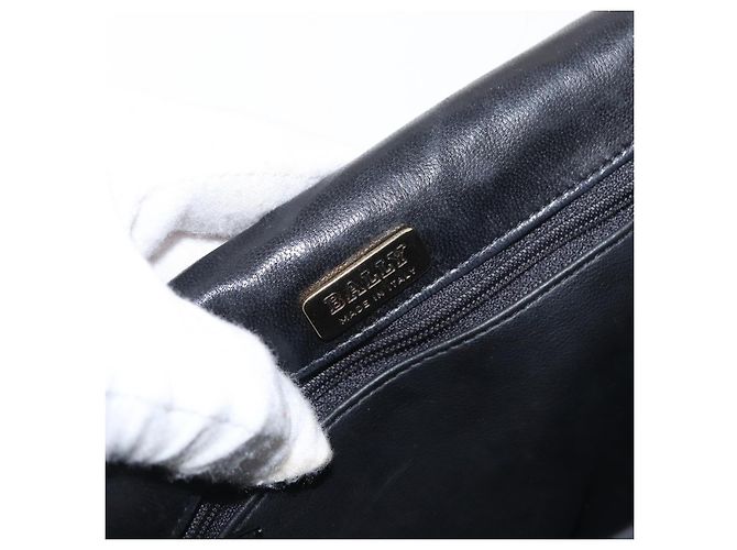 BALLY Borsa a Spalla a Catena Pelle Nera Oro Auth 161473 Nero D'oro - vista 16