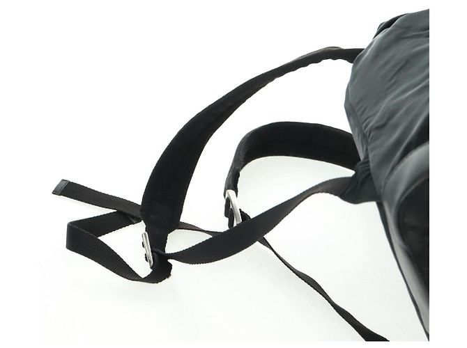 PRADA Backpack Nylon Black Silver Auth gh1538 Silvery - view 11