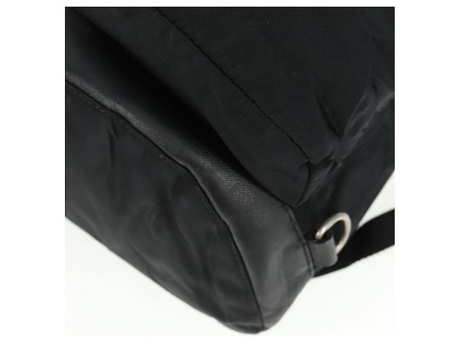 PRADA Backpack Nylon Black Silver Auth gh1538 Silvery - view 15