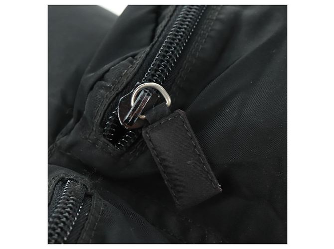 PRADA Backpack Nylon Black Silver Auth gh1538 Silvery - view 19
