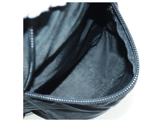 PRADA Backpack Nylon Black Silver Auth gh1538 Silvery - view 20