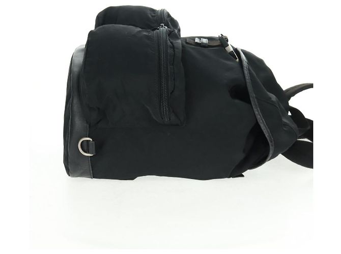 PRADA Backpack Nylon Black Silver Auth gh1538 Silvery - view 5