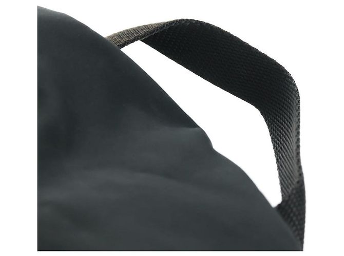 PRADA Backpack Nylon Black Silver Auth gh1538 Silvery - view 8