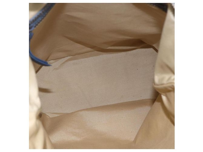 Bulgari Borsa Tote BVLGARI Logo Mania Canvas Beige Oro Auth hk3330 D'oro - vista 17