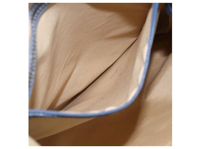 Bulgari Borsa Tote BVLGARI Logo Mania Canvas Beige Oro Auth hk3330 D'oro - vista 20