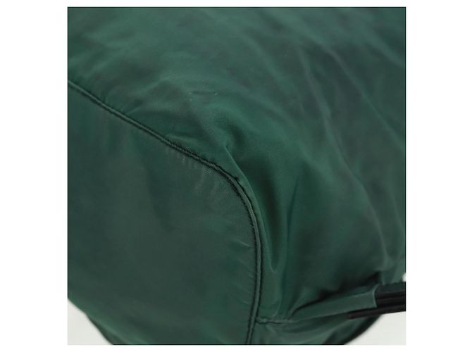 PRADA Rucksack aus Nylon grün silber authentisch 161515 - Ansicht 16
