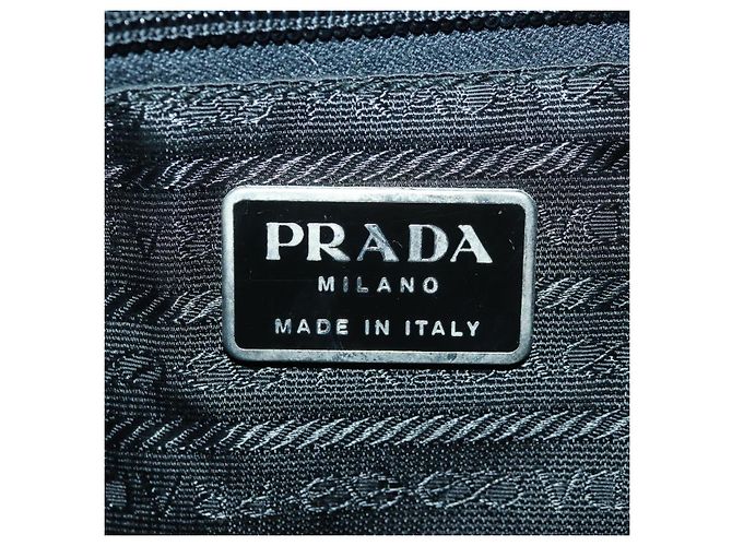 PRADA Rucksack aus Nylon grün silber authentisch 161515 - Ansicht 23