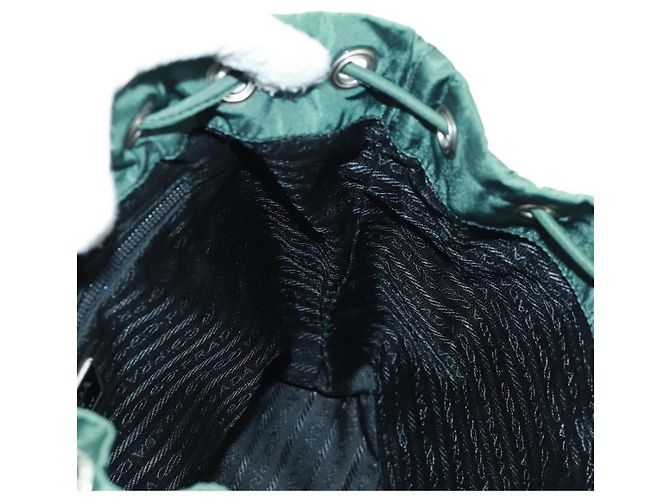 PRADA Rucksack aus Nylon grün silber authentisch 161515 - Ansicht 26