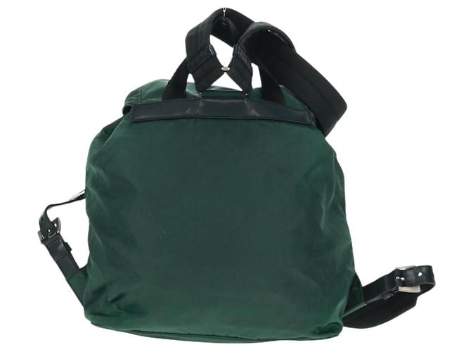 PRADA Rucksack aus Nylon grün silber authentisch 161515 - Ansicht 3