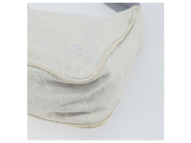PRADA Borsa sportiva in tela grigia blu Auth hk3257 Marrone - vista 10