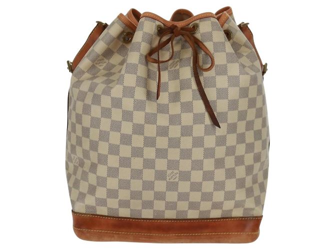 LOUIS VUITTON Borsa a Spalla Noe Damier Azur N42222 LV Auth 160883 - vista 13