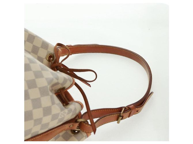 LOUIS VUITTON Borsa a Spalla Noe Damier Azur N42222 LV Auth 160883 - vista 14
