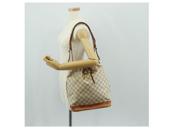 LOUIS VUITTON Borsa a Spalla Noe Damier Azur N42222 LV Auth 160883 - vista 25