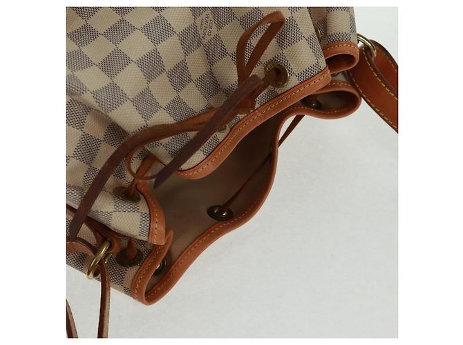 LOUIS VUITTON Borsa a Spalla Noe Damier Azur N42222 LV Auth 160883 - vista 7