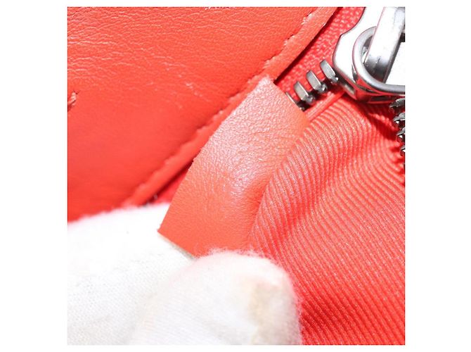 LOUIS VUITTON Porta Documenti da Viaggio Damier Infini Arancione N41143 LV Auth 161486 - vista 12