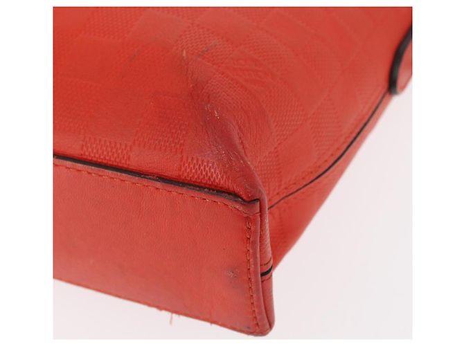 LOUIS VUITTON Porta Documenti da Viaggio Damier Infini Arancione N41143 LV Auth 161486 - vista 16
