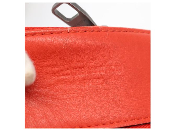 LOUIS VUITTON Porta Documenti da Viaggio Damier Infini Arancione N41143 LV Auth 161486 - vista 20