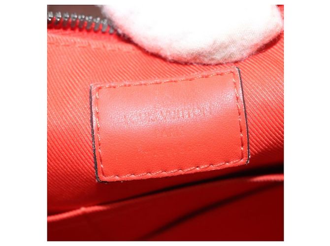 LOUIS VUITTON Porta Documenti da Viaggio Damier Infini Arancione N41143 LV Auth 161486 - vista 21