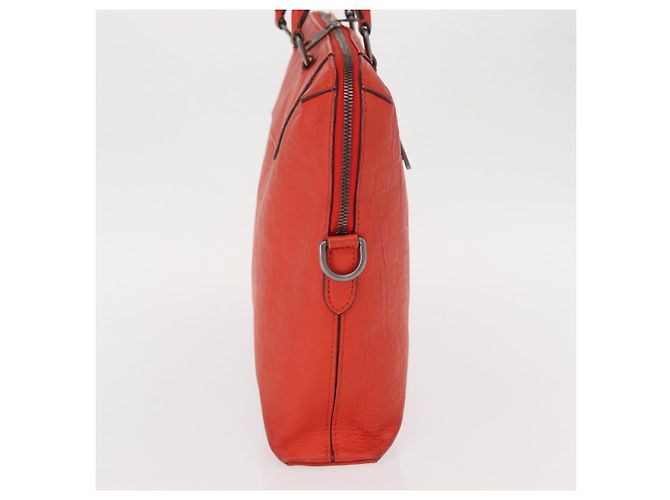 LOUIS VUITTON Porta Documenti da Viaggio Damier Infini Arancione N41143 LV Auth 161486 - vista 4