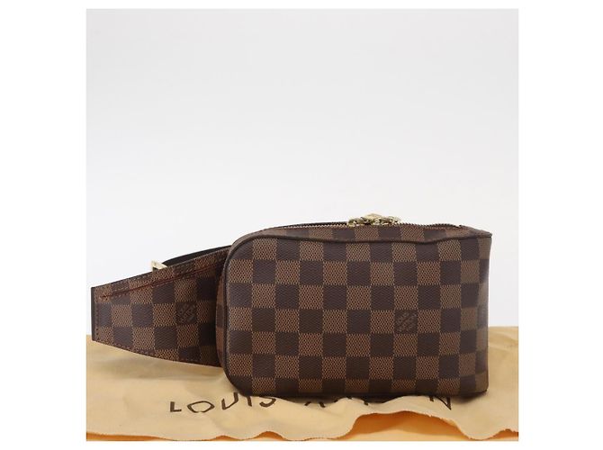 LOUIS VUITTON Borsa a Spalla Geronimos Damier Ebene N51994 LV Auth 161424 - vista 24