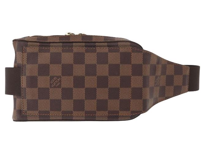LOUIS VUITTON Borsa a Spalla Geronimos Damier Ebene N51994 LV Auth 161424 - vista 3