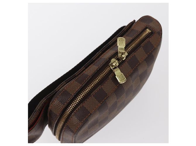 LOUIS VUITTON Borsa a Spalla Geronimos Damier Ebene N51994 LV Auth 161424 - vista 6