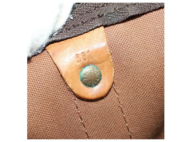 LOUIS VUITTON Borsa Boston Monogram Keepall 45 M41428 LV Auth 159123 Monogramma - vista 21