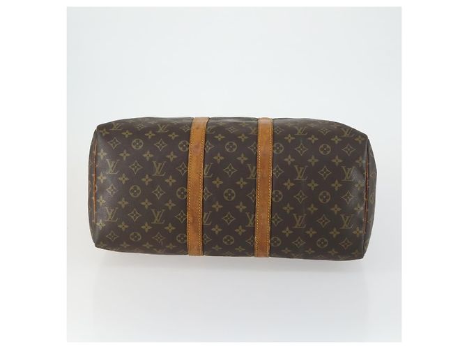 LOUIS VUITTON Borsa Boston Monogram Keepall 45 M41428 LV Auth 159123 Monogramma - vista 9