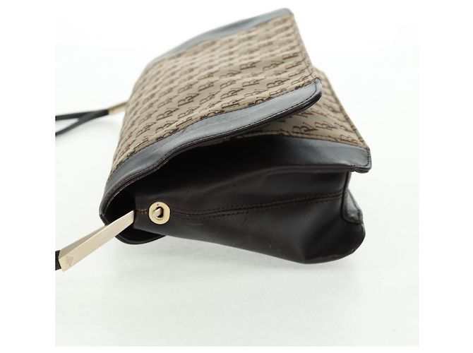 Borsa a Spalla Bottega Veneta in Tela Beige Oro Auth 160980 D'oro - vista 4