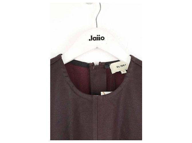Autre Marque Vestido marrón Castaño - vista 2