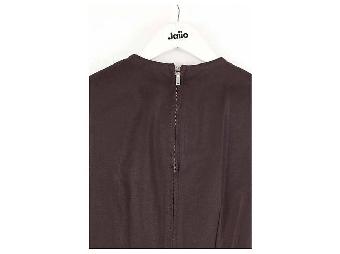 Autre Marque Vestido marrón Castaño - vista 4