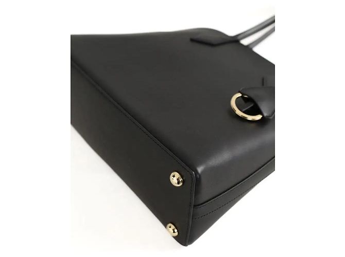 Reformation Borsa a spalla in pelle nera Nero - vista 4