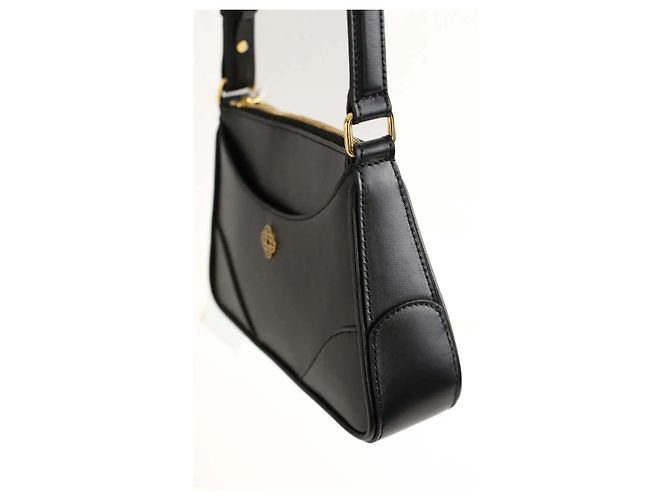 Casablanca Borsa a spalla in pelle nera Nero - vista 3