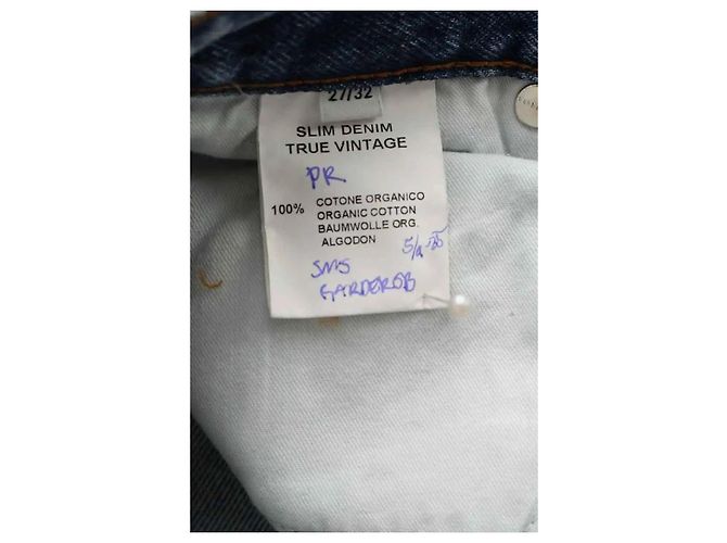 Totême Jeans dritti in cotone blu - vista 4